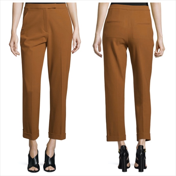A.L.C. Pants - A.L.C. Benji Cropped High-Rise Pants